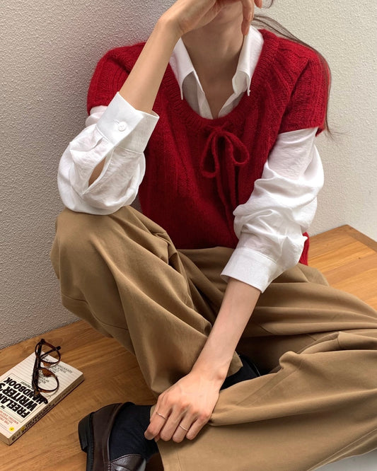 Wool Tie Knit