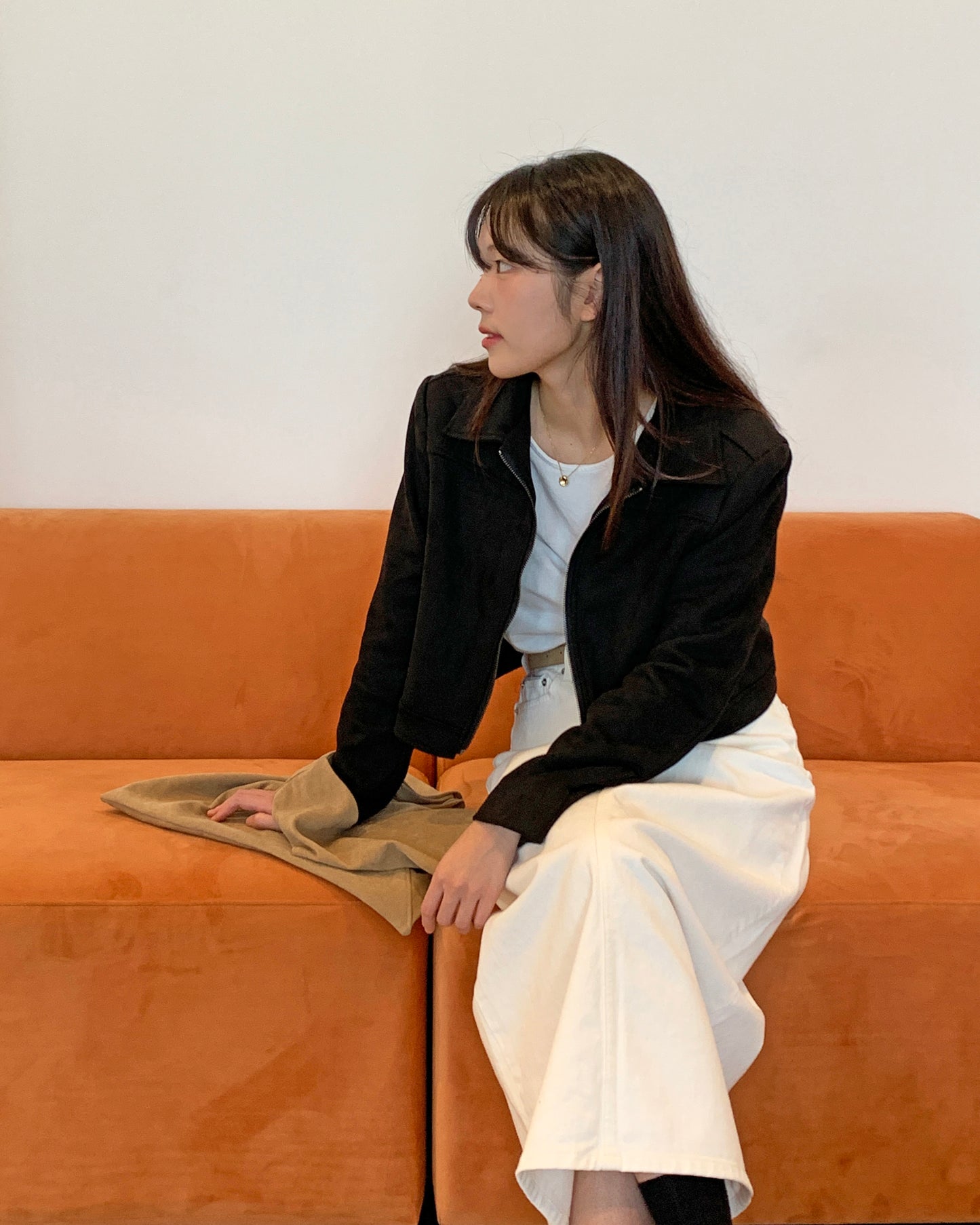 Minimal Suede Jacket