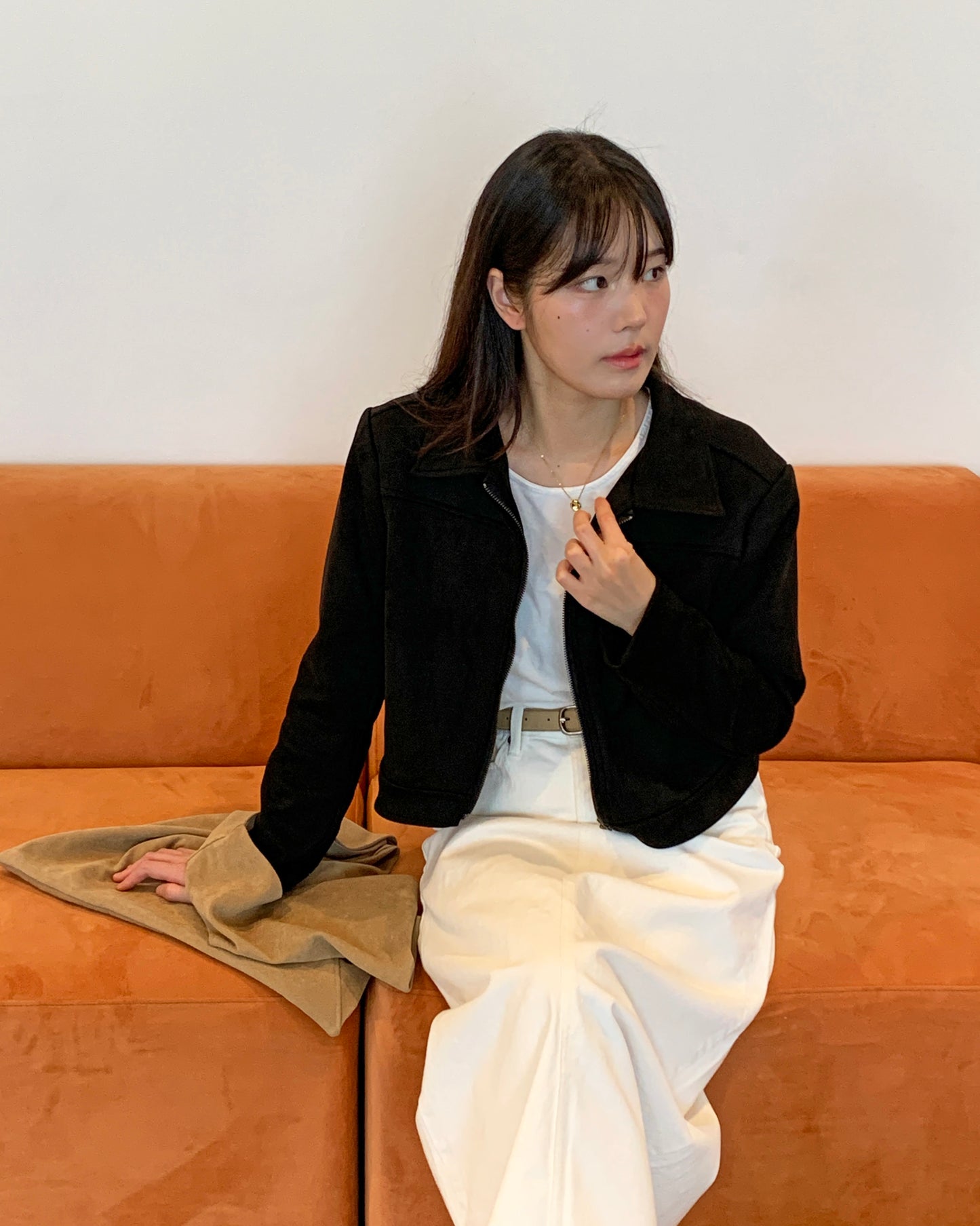 Minimal Suede Jacket