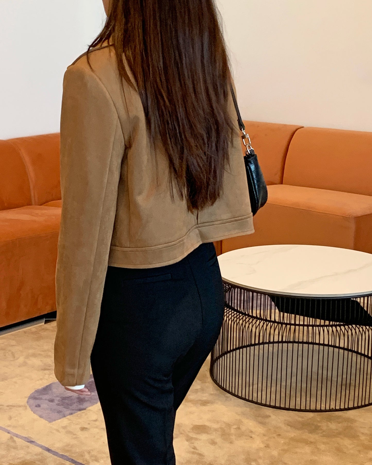 Minimal Suede Jacket