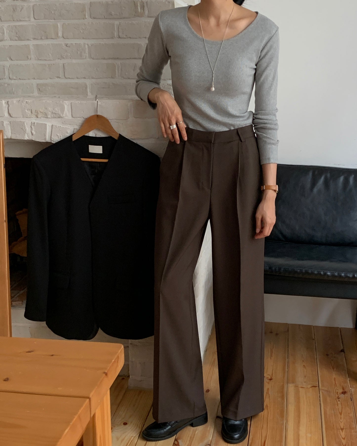 Minimal Straight Trousers