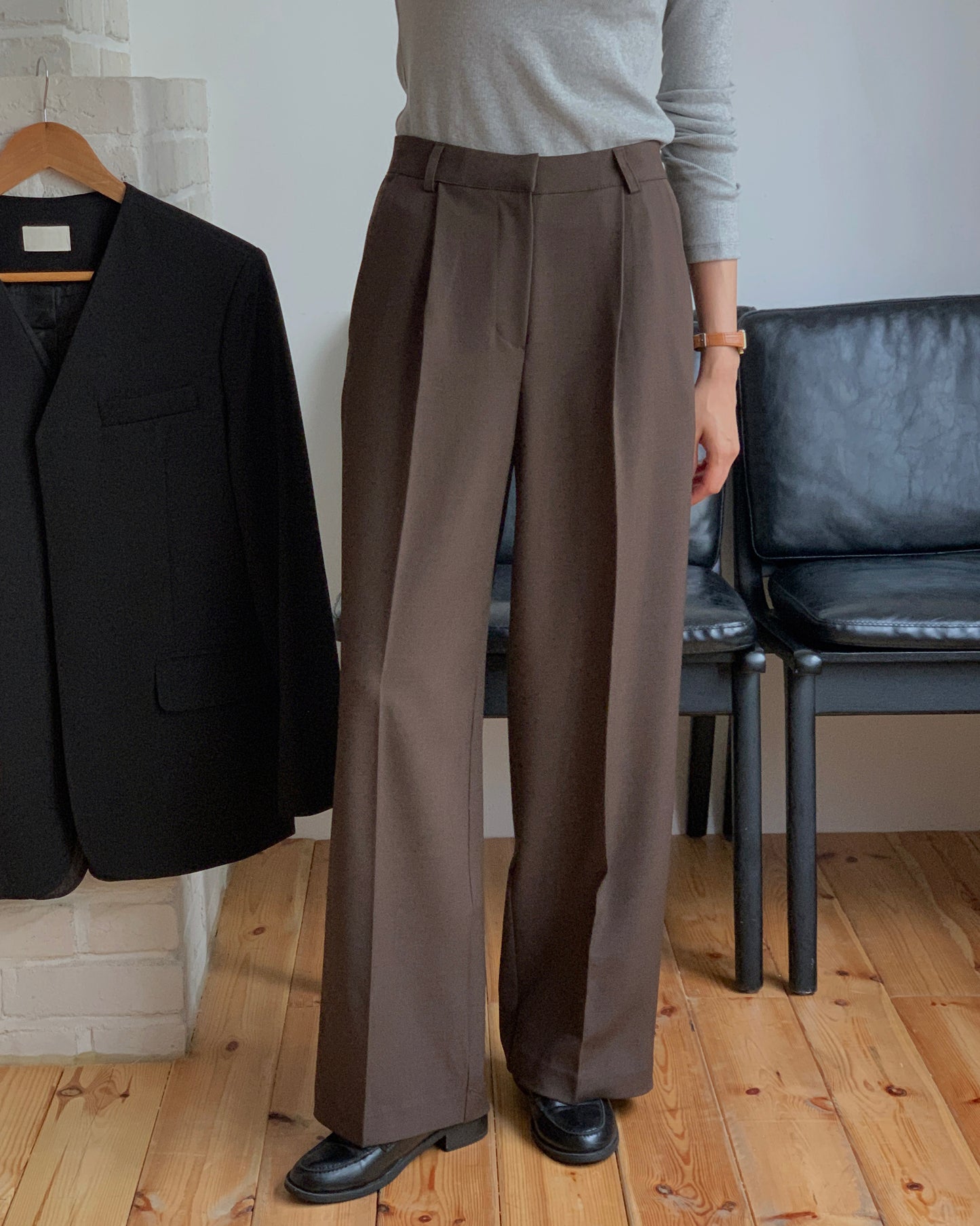 Minimal Straight Trousers