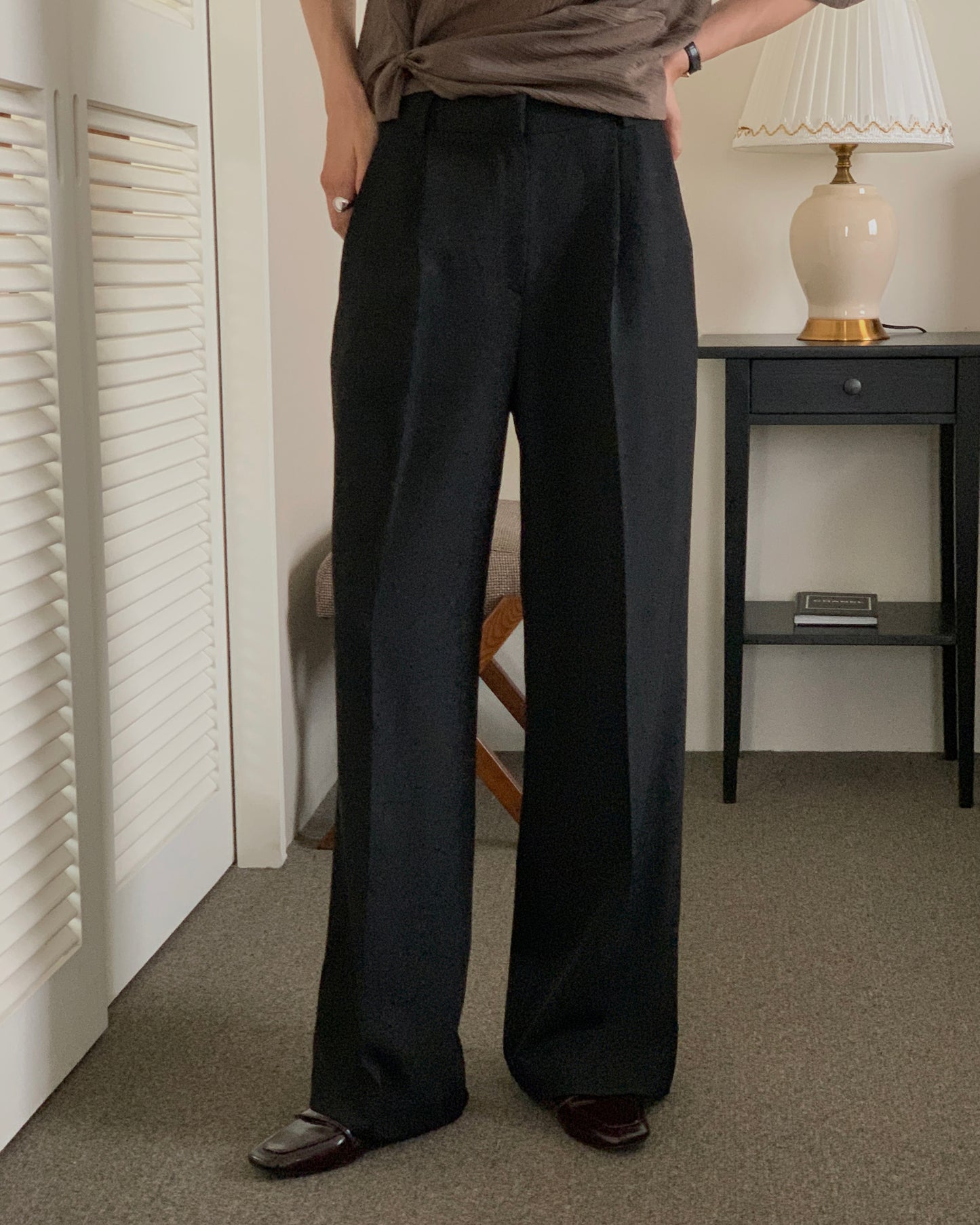 Minimal Straight Trousers