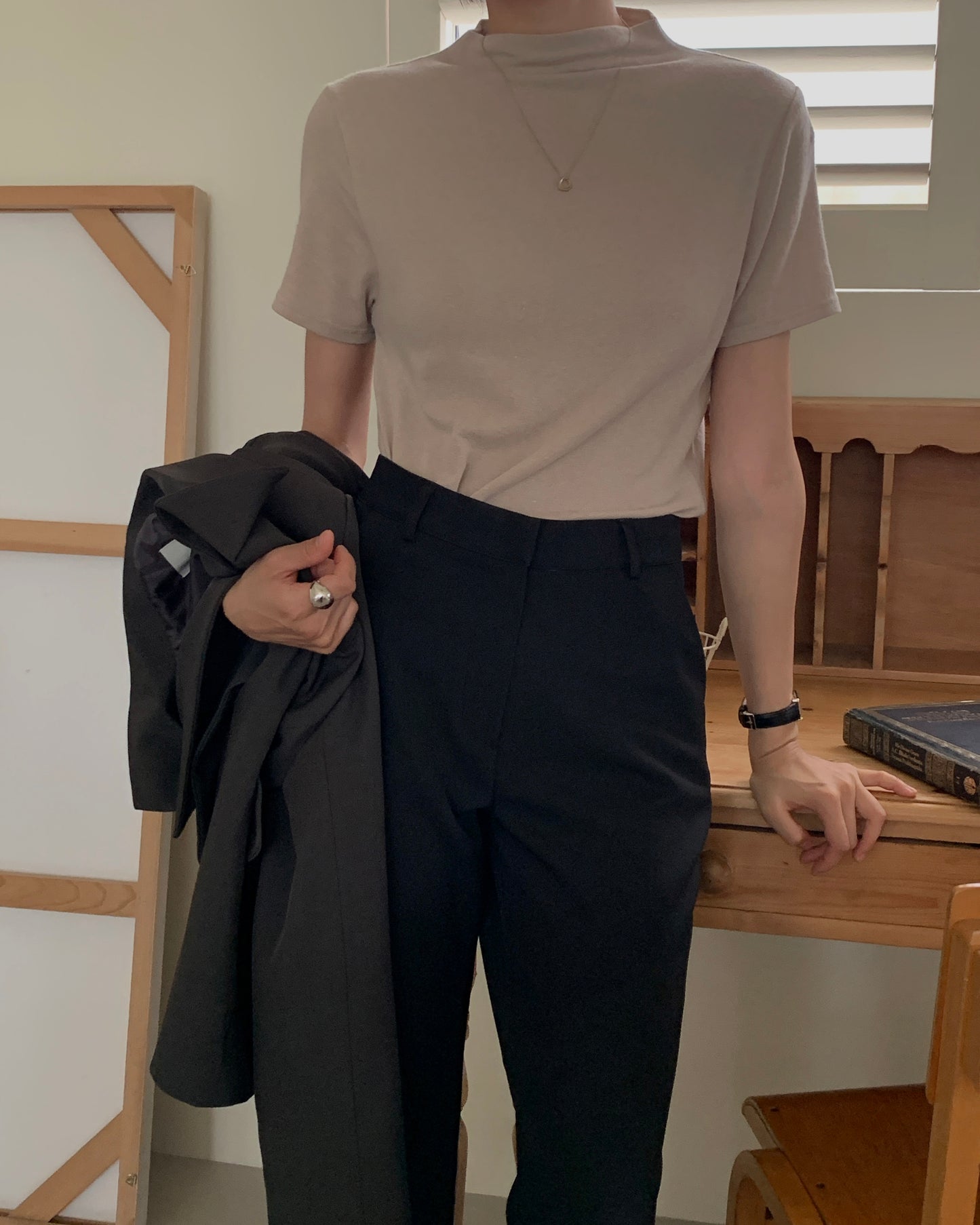 Minimal Straight Trousers