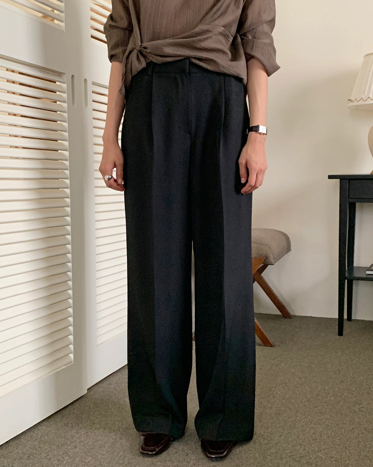 Minimal Straight Trousers