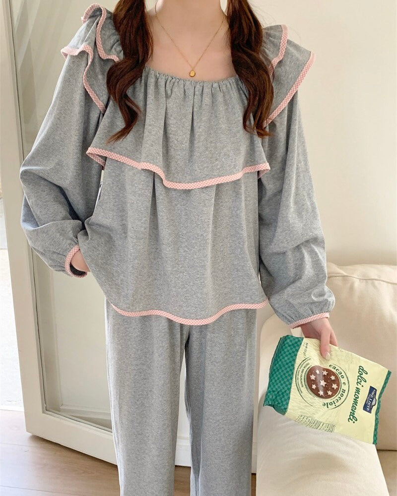 Ruffle Pajama Set