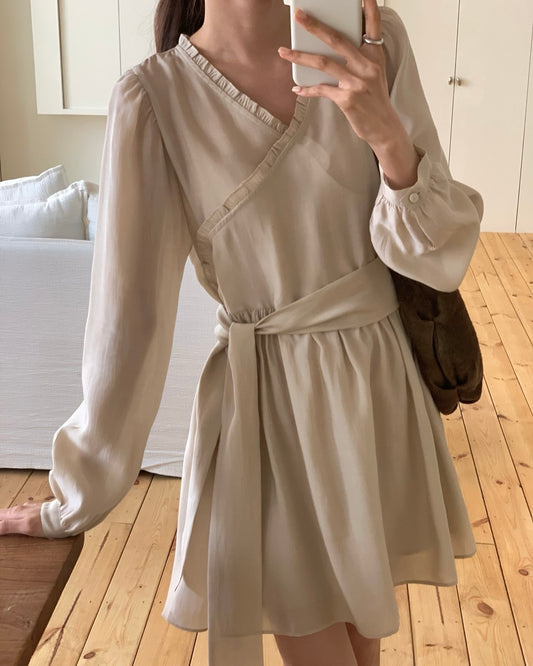 Shimmering Tie Dress