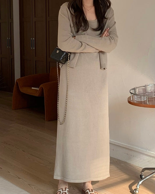 Cozy Layered Dress Set