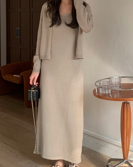 Cozy Layered Dress Set