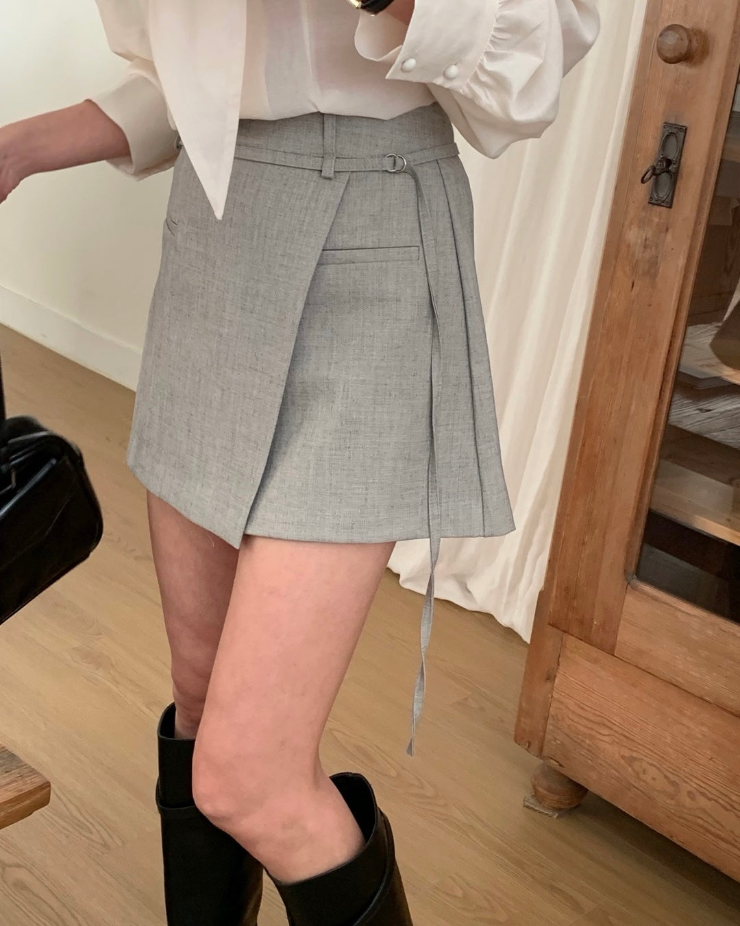 Nova D-Ring Wool Skort