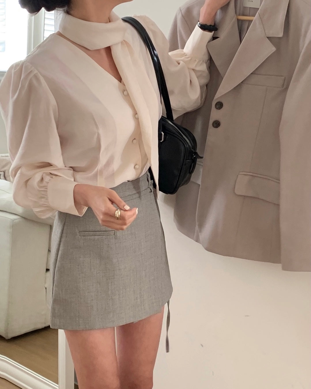 Nova D-Ring Wool Skort