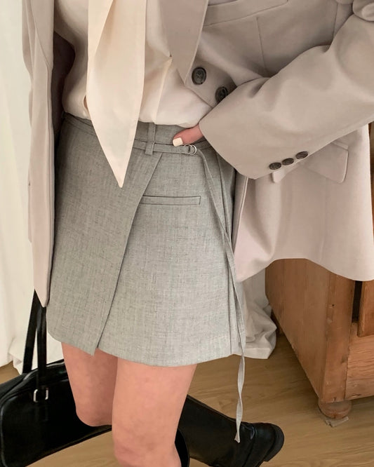 Nova D-Ring Wool Skort