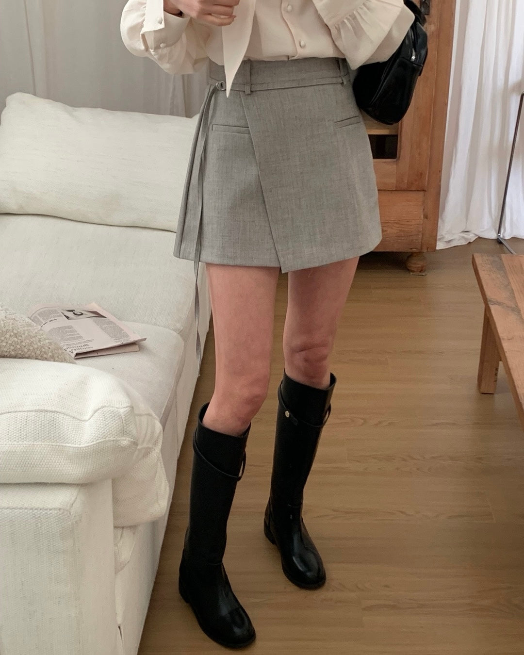 Nova D-Ring Wool Skort