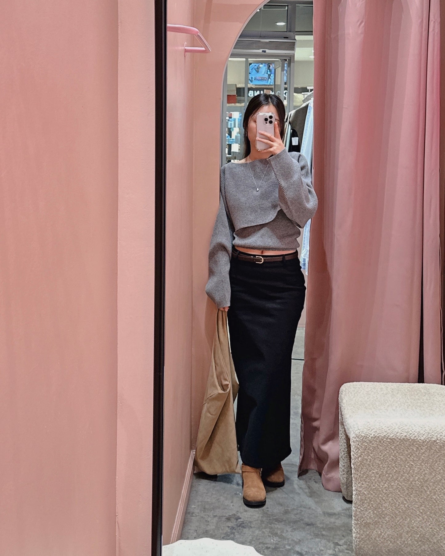 Ribbed Wool Two-Piece