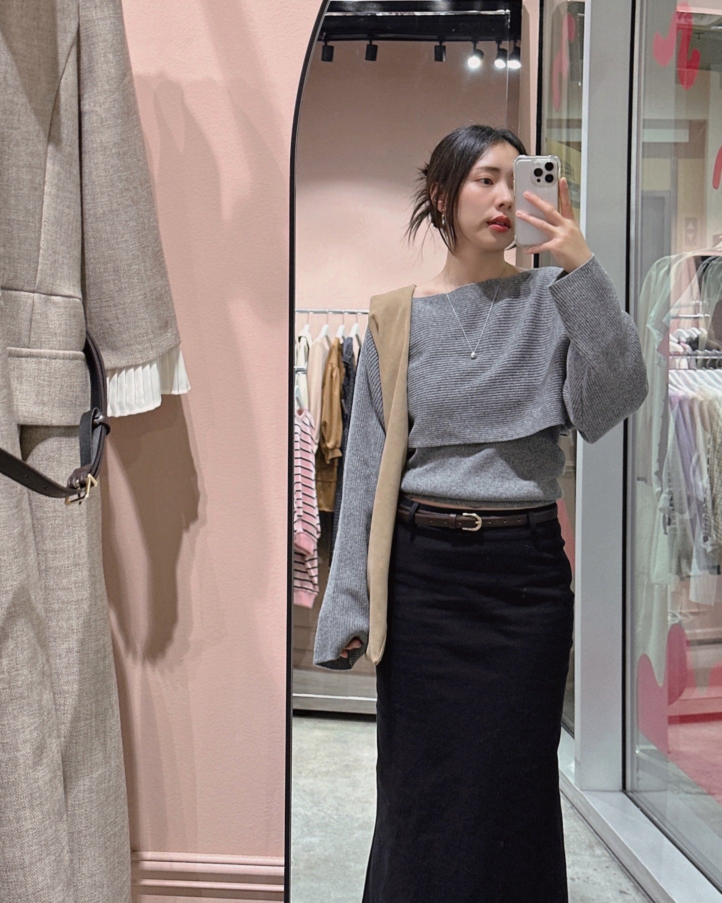 Ribbed Wool Two-Piece