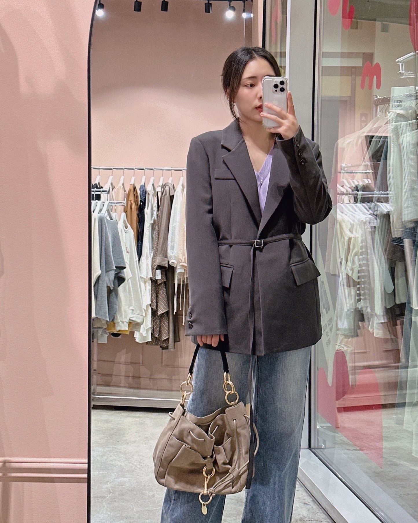 Two-Way Belted Blazer