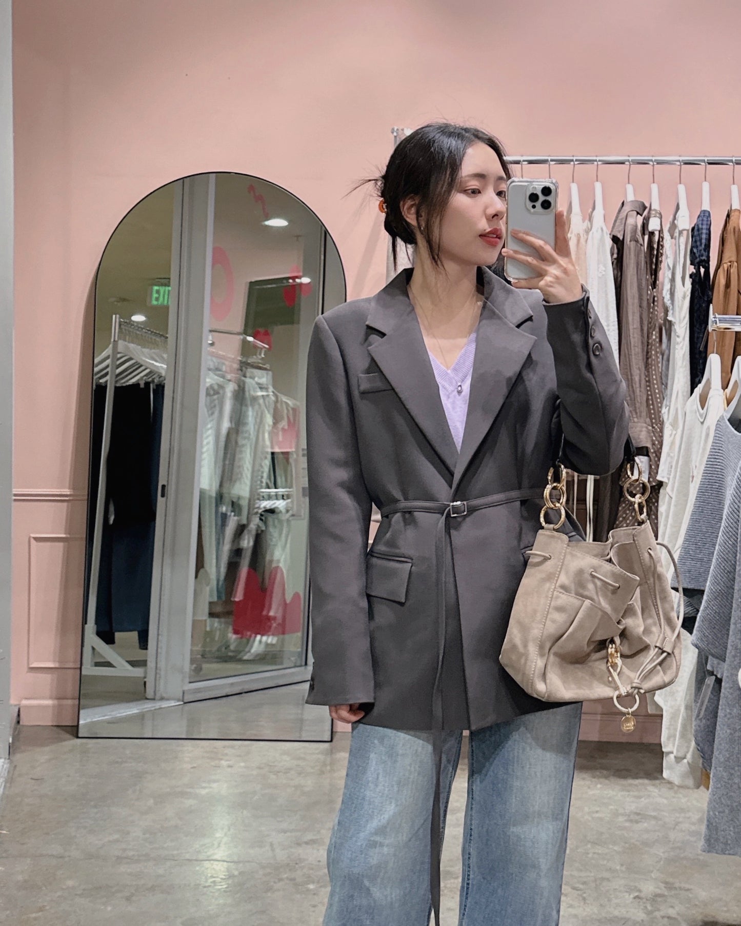 Two-Way Belted Blazer