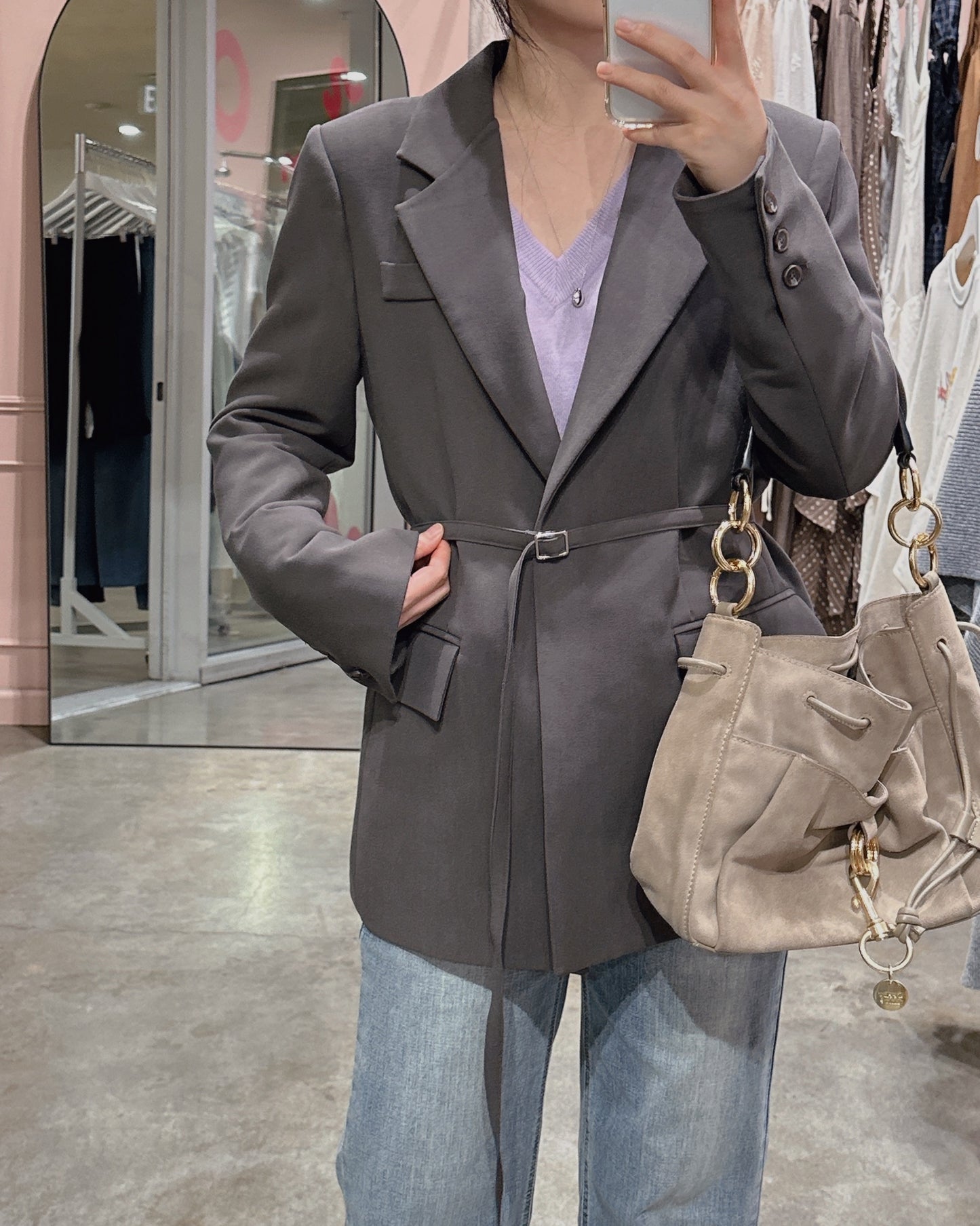 Two-Way Belted Blazer