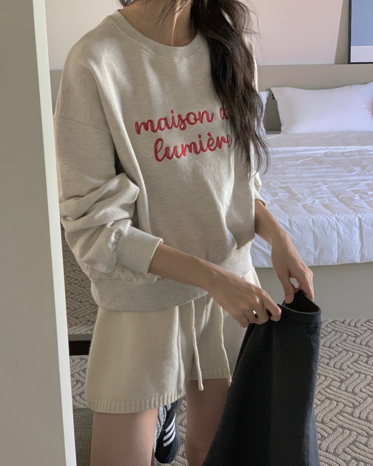Lumière Maison Crop Sweatshirt
