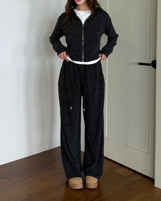 Effortless Stripe Tracksuit