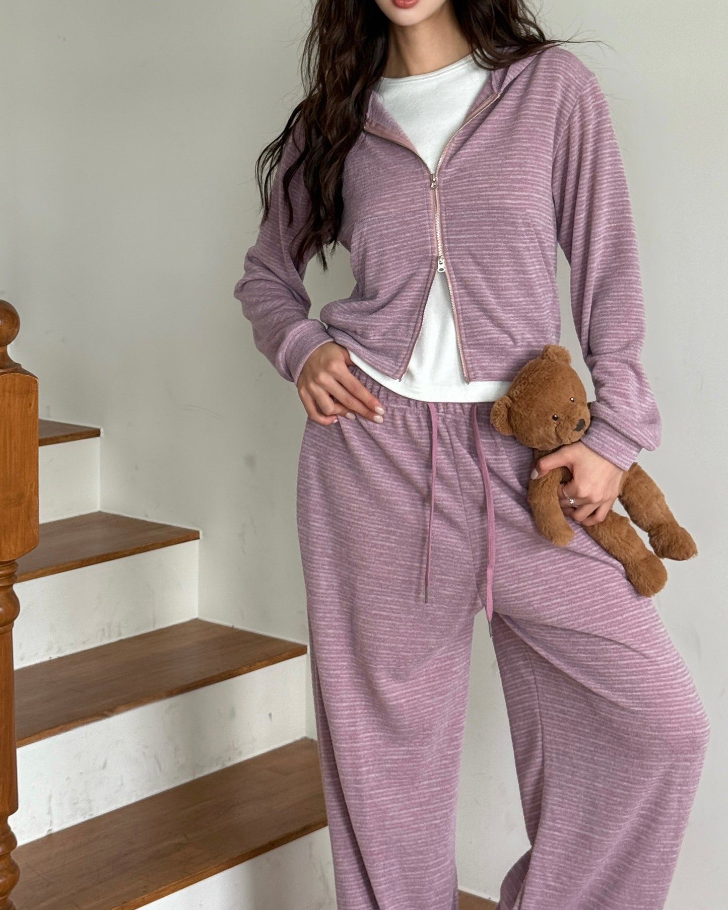 Effortless Stripe Tracksuit