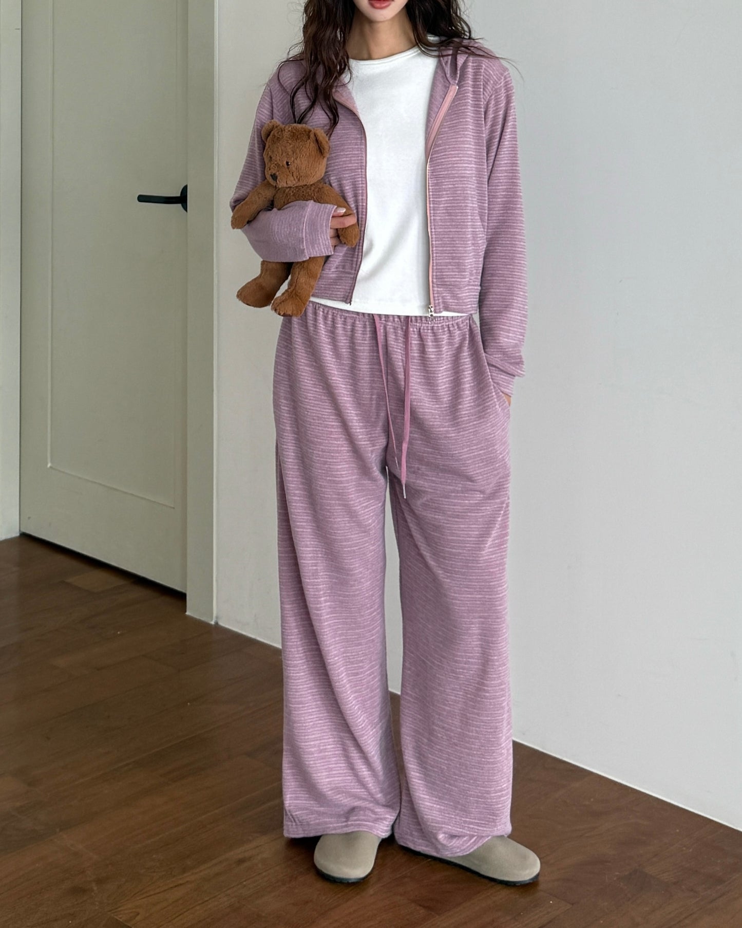 Effortless Stripe Tracksuit