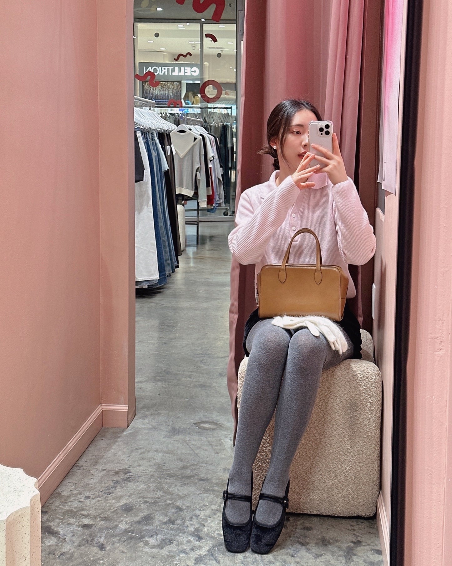 Soft Ribbed Polo Knit