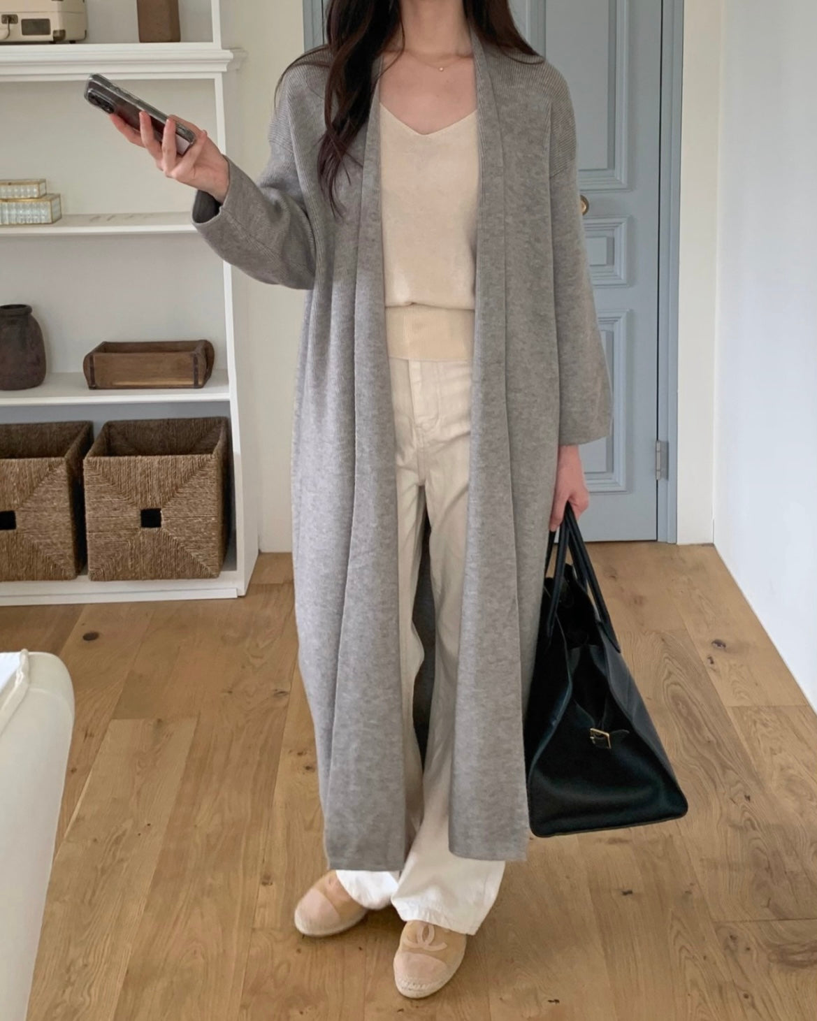 Cozy Knit Maxi Cardigan