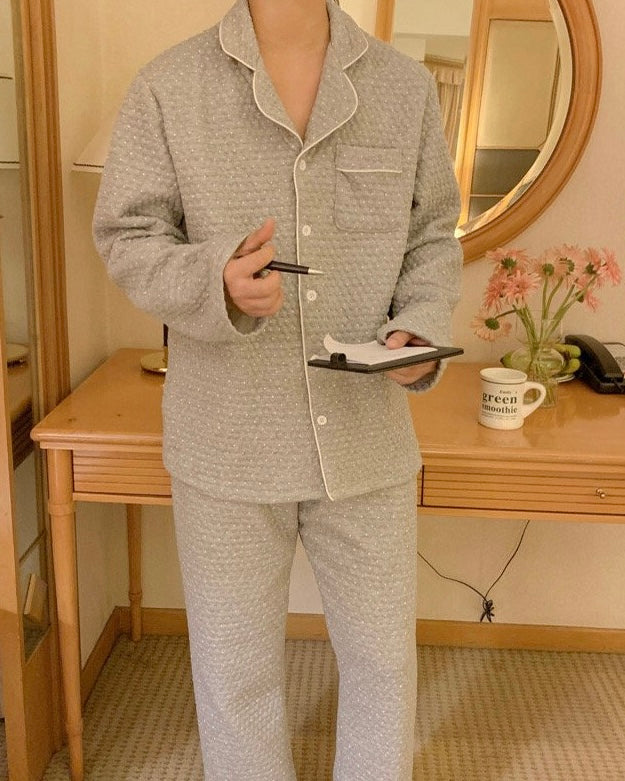Cozy Polka Quilted Pajamas