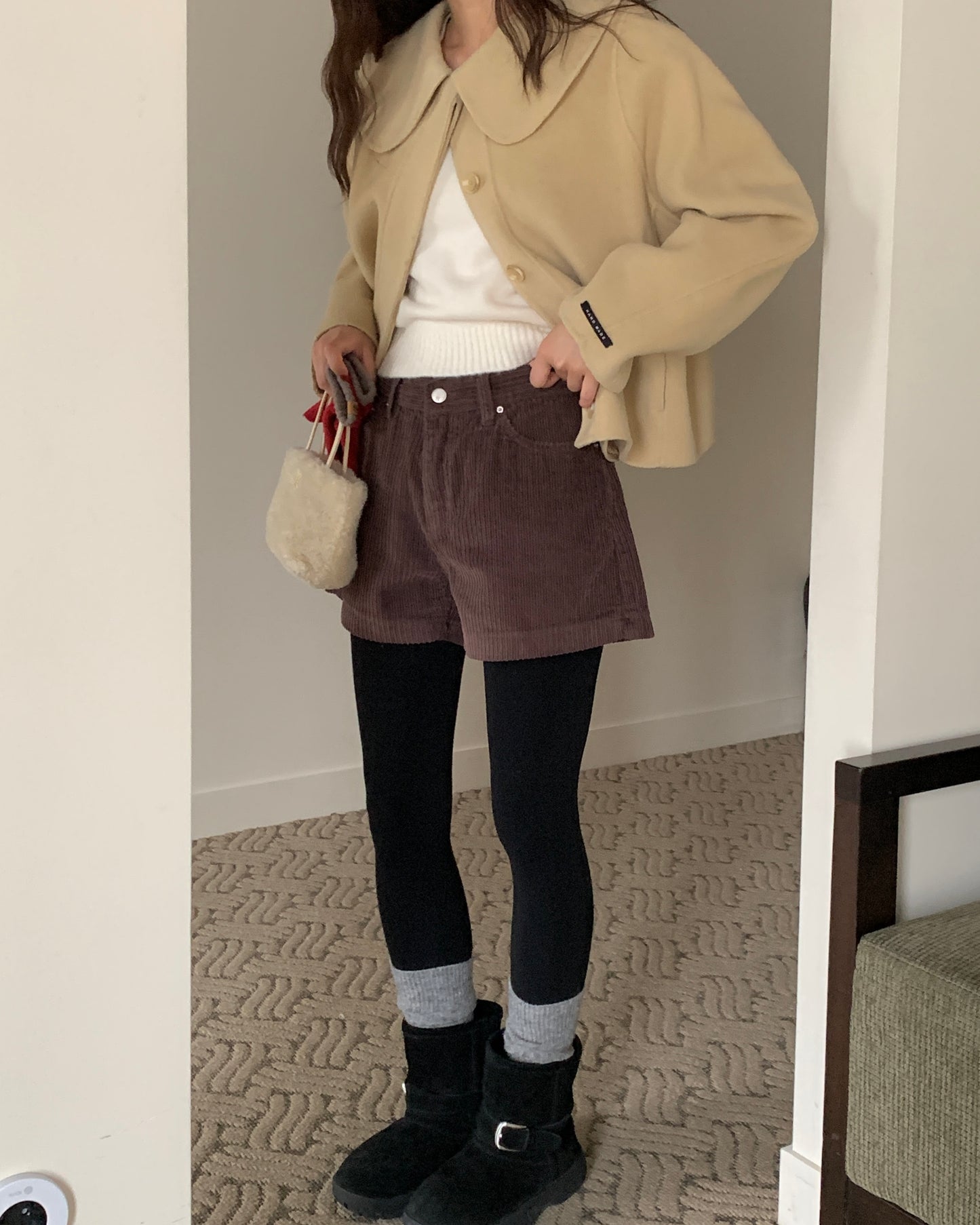 Teddy Corduroy Shorts