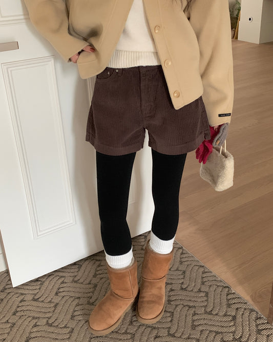 Teddy Corduroy Shorts