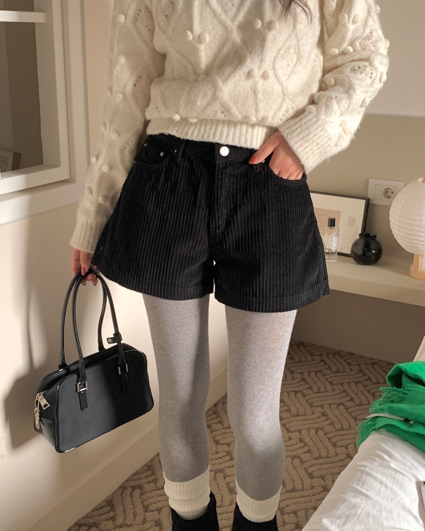 Teddy Corduroy Shorts