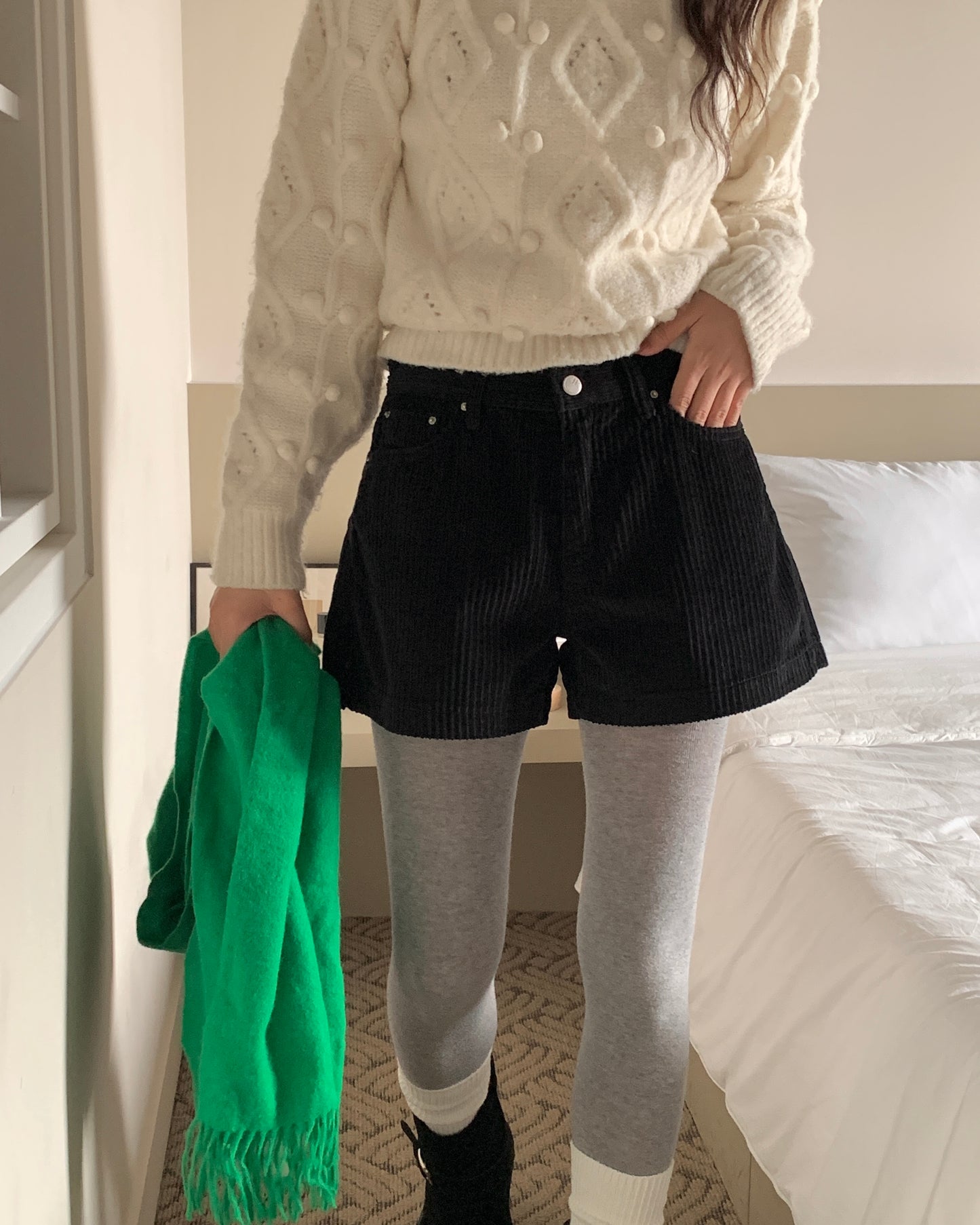 Teddy Corduroy Shorts