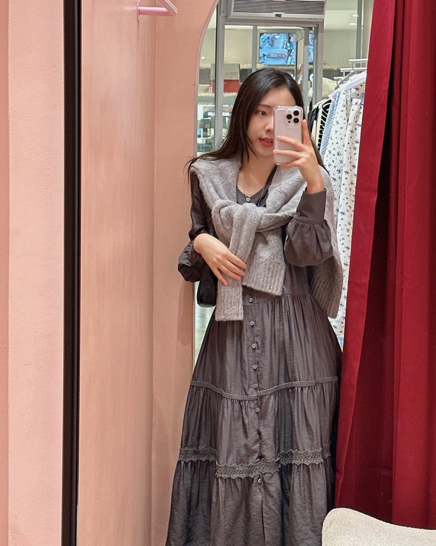 French Vintage Tiered Dress