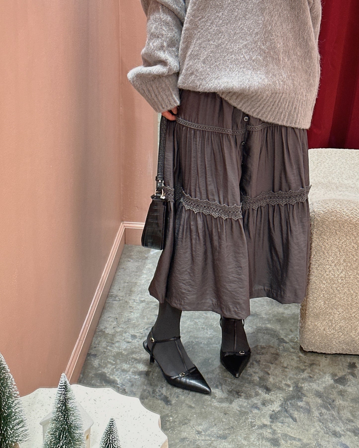 French Vintage Tiered Dress