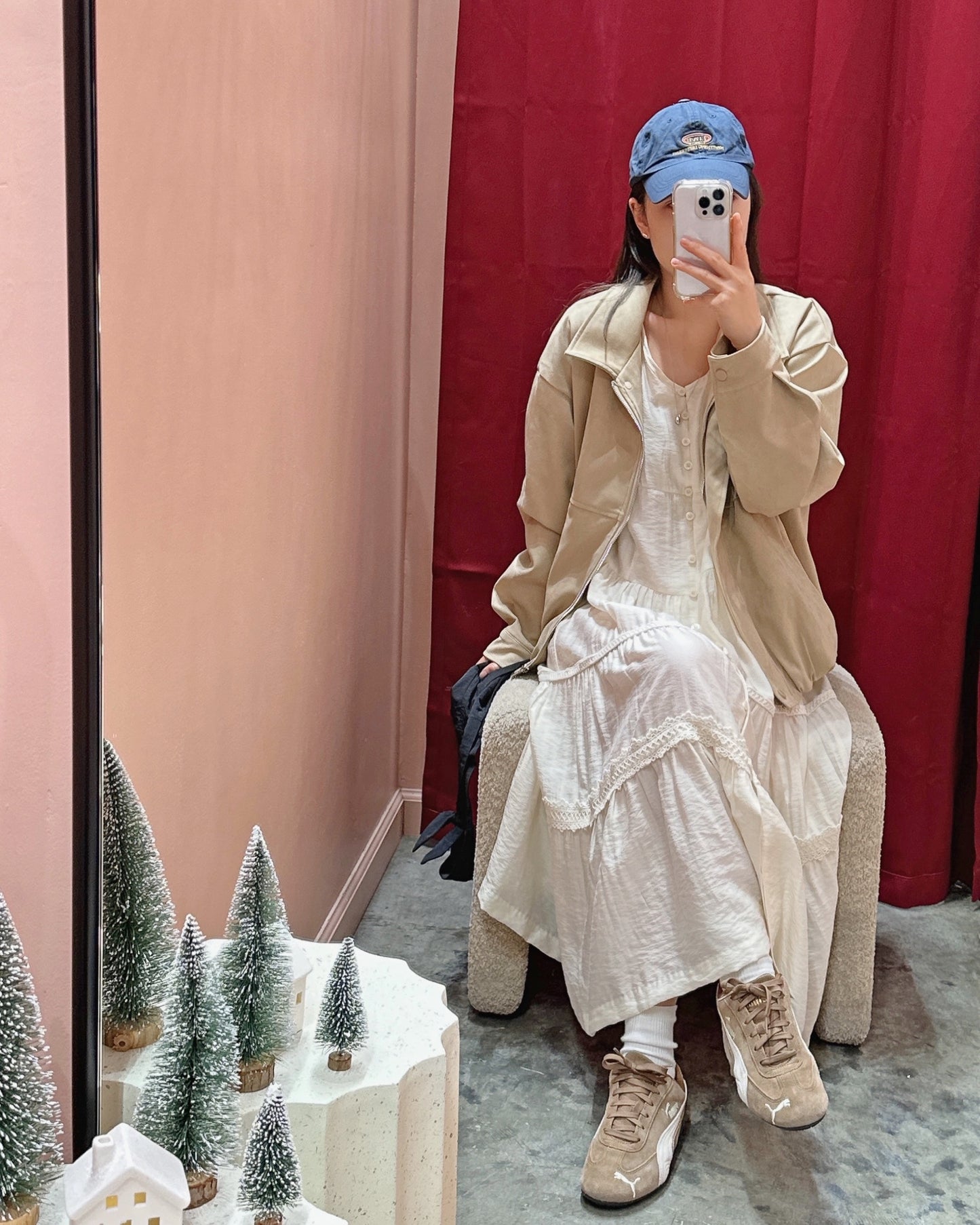 French Vintage Tiered Dress