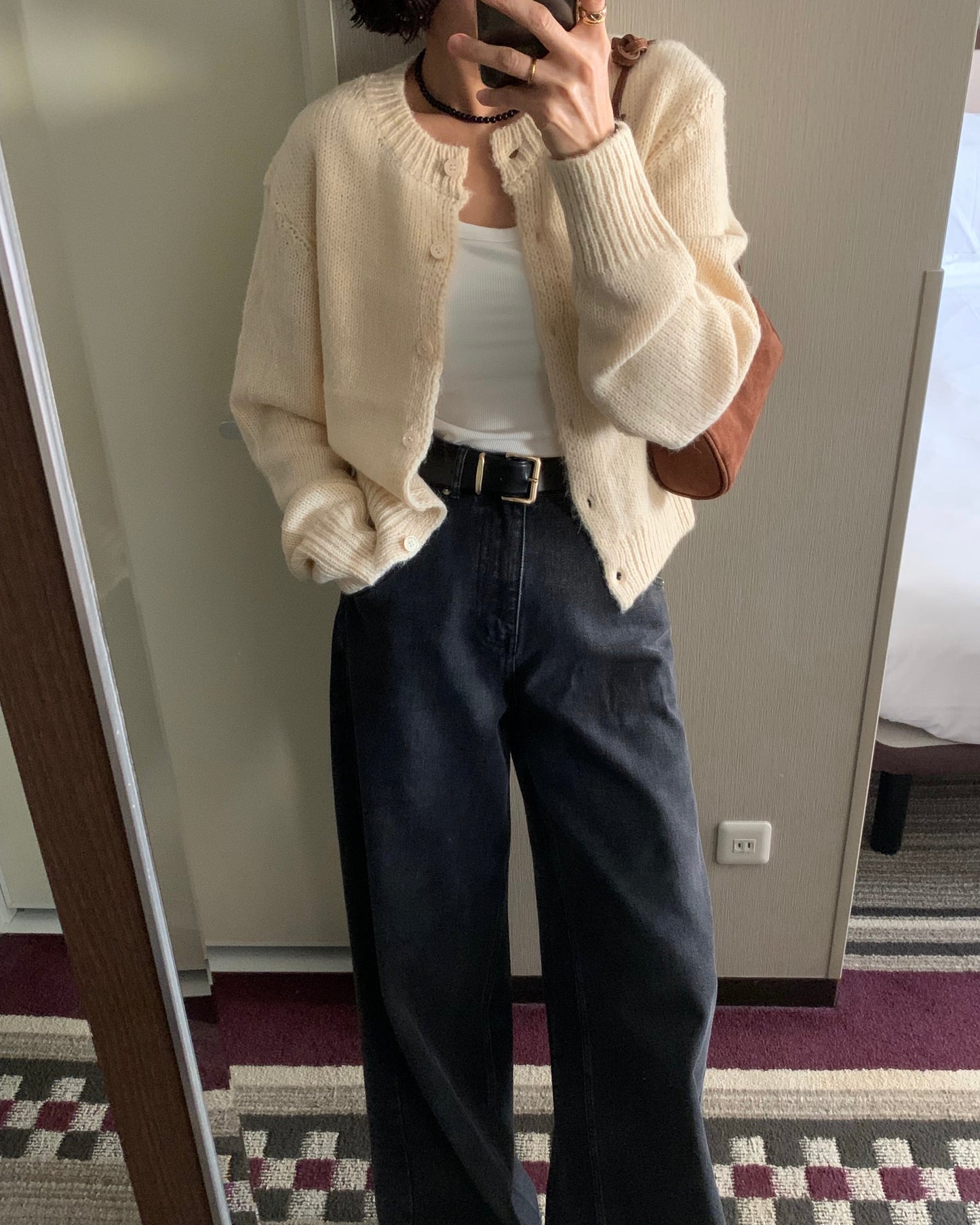 Minimal Wool Cardigan