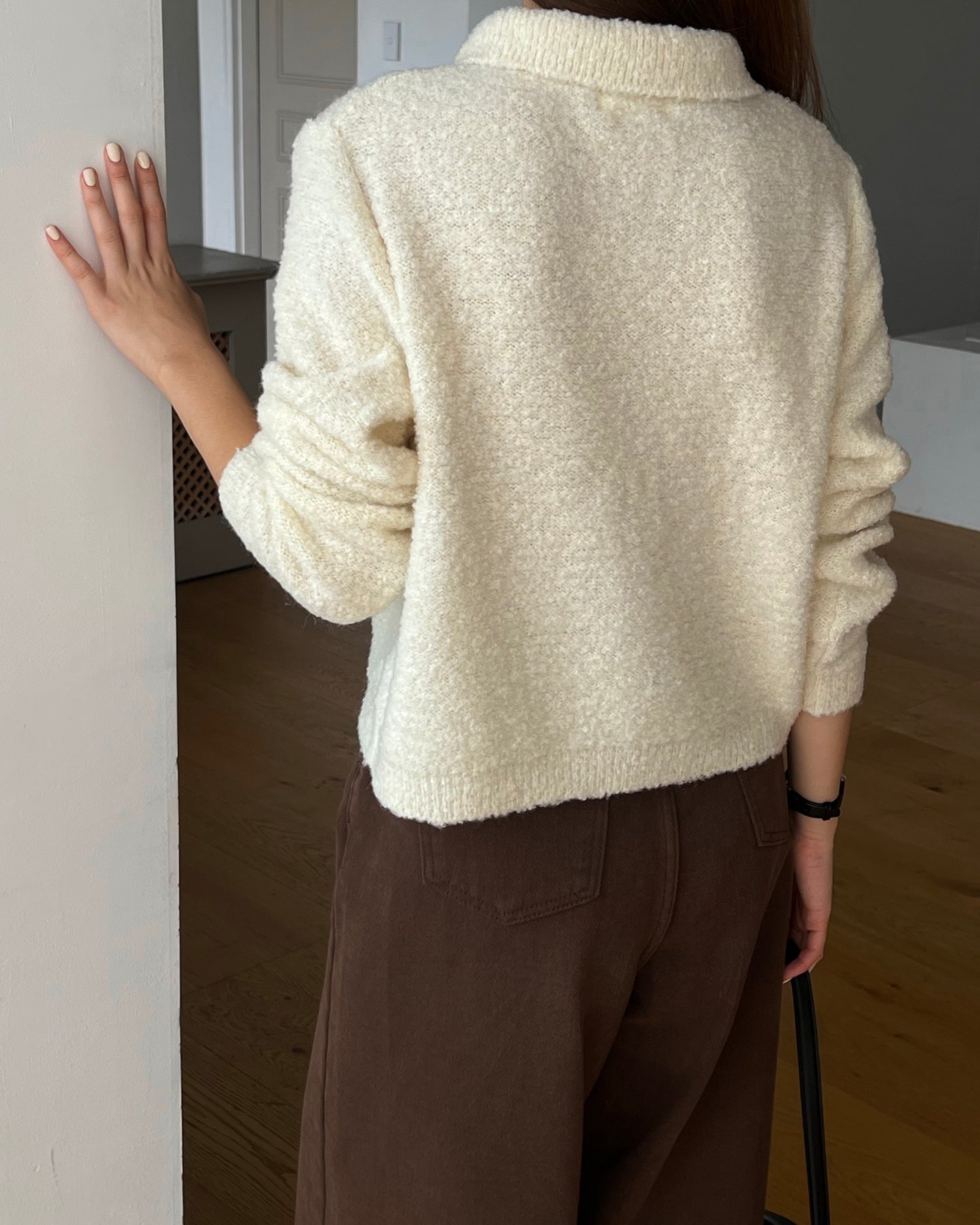 Soft Peached Brown Pants