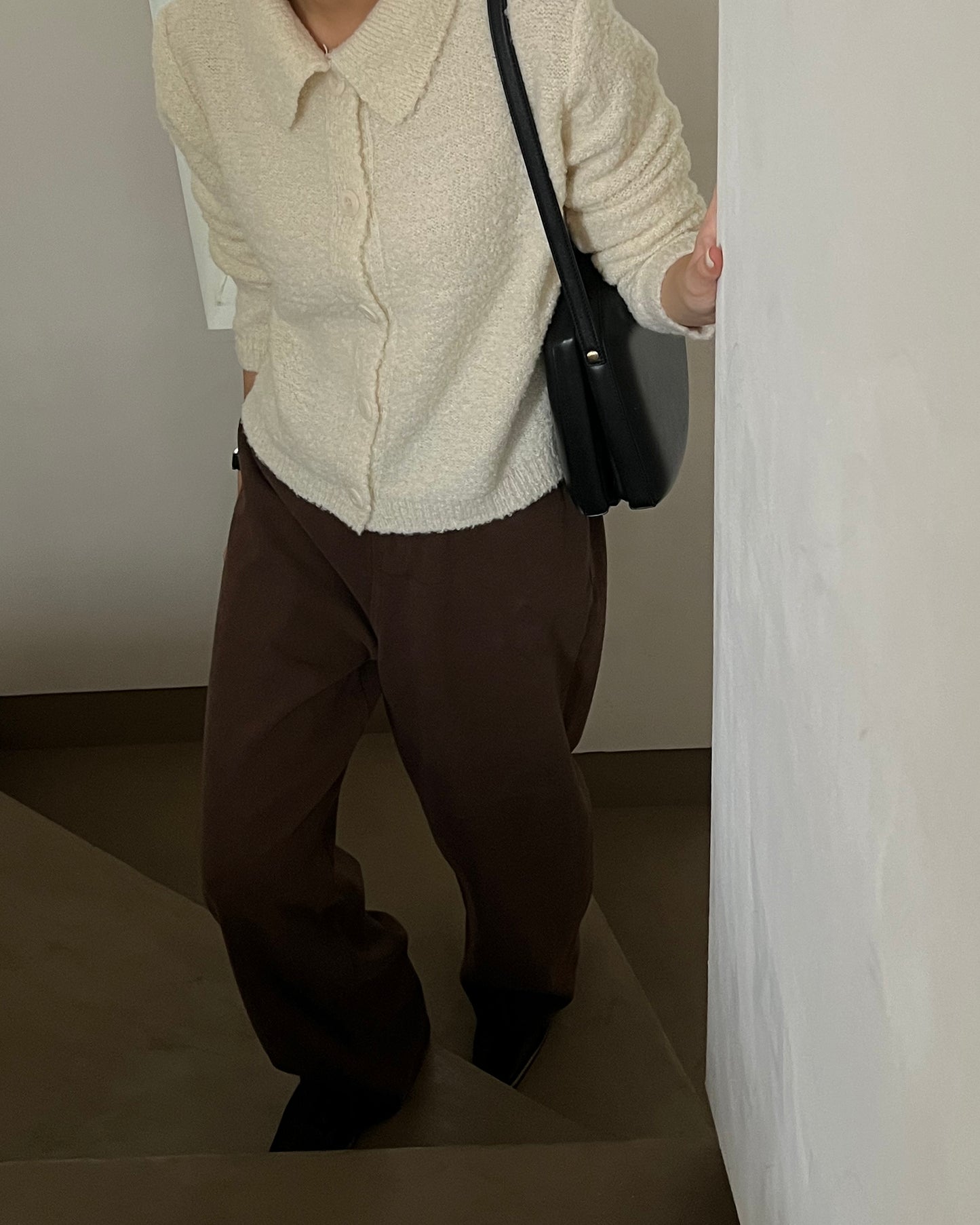 Soft Peached Brown Pants