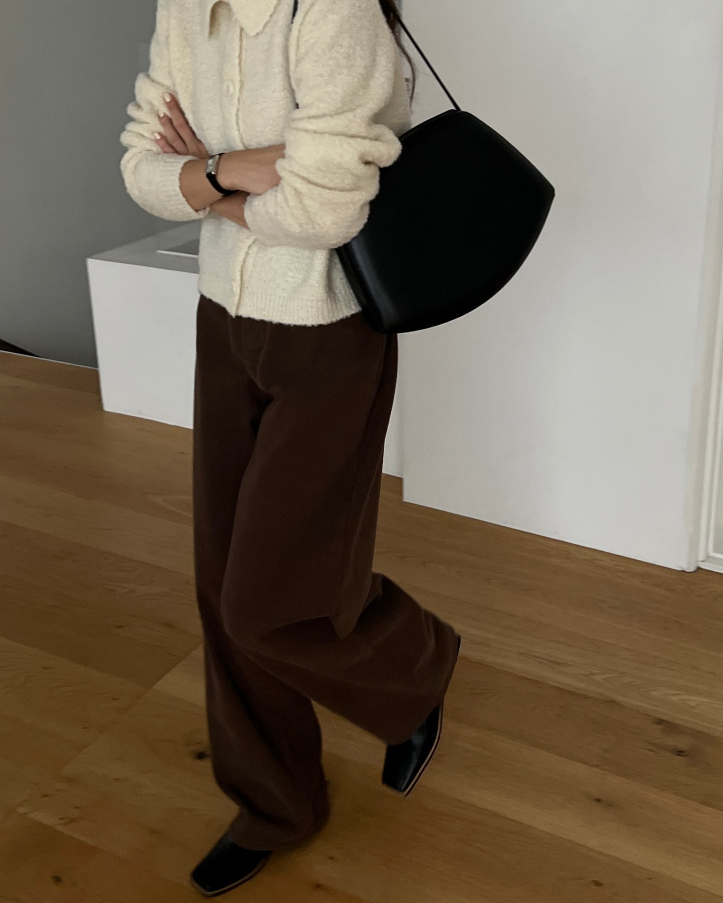 Soft Peached Brown Pants