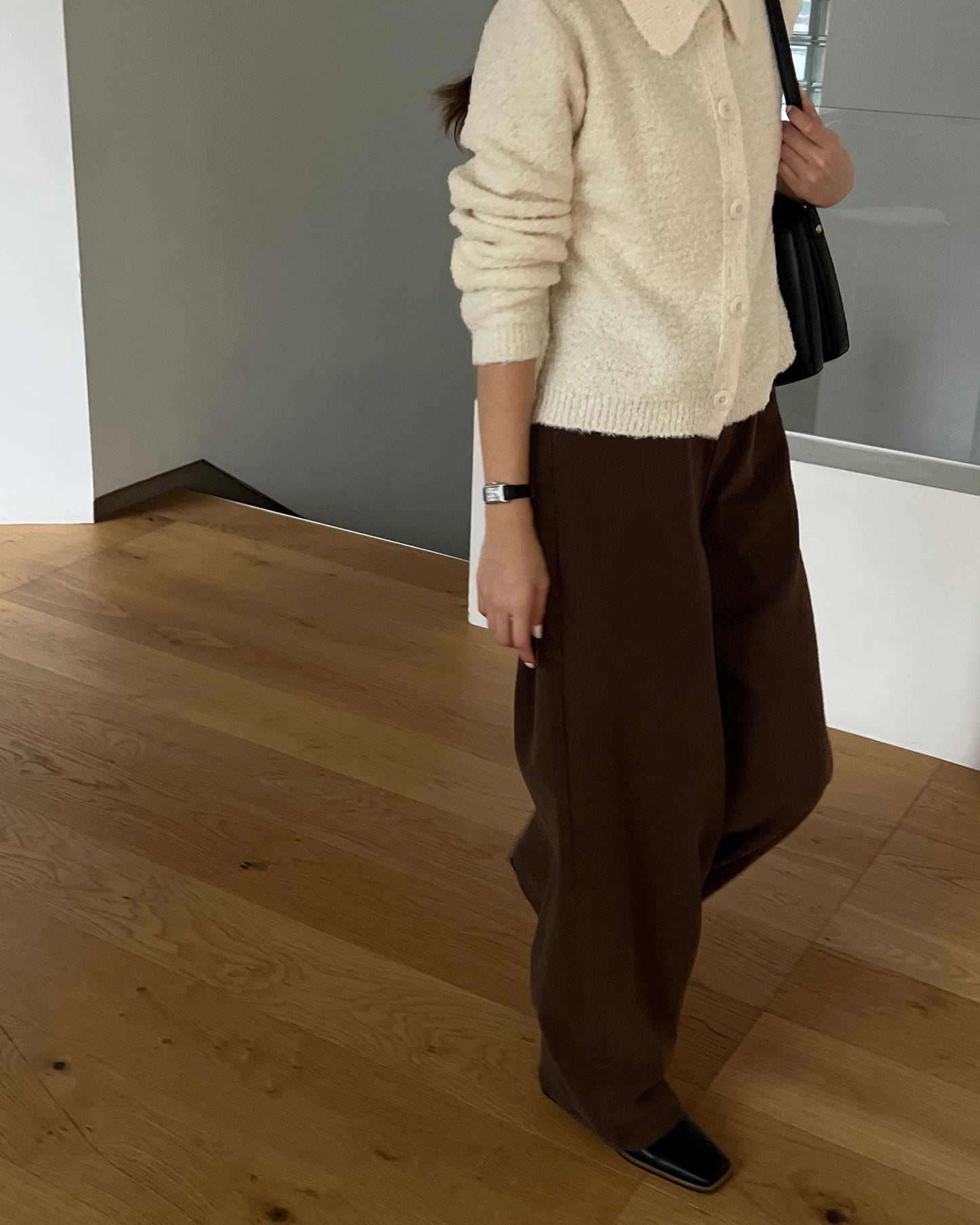 Soft Peached Brown Pants