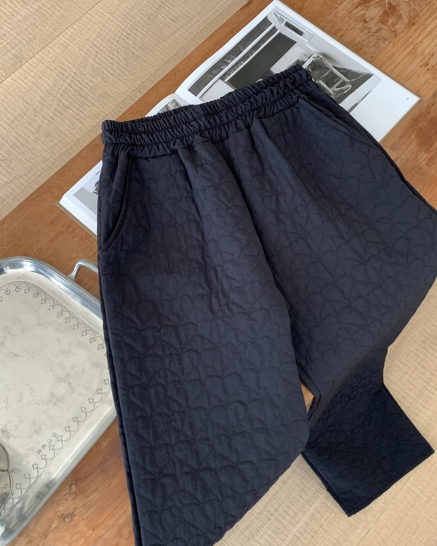 Heart Quilted Pants