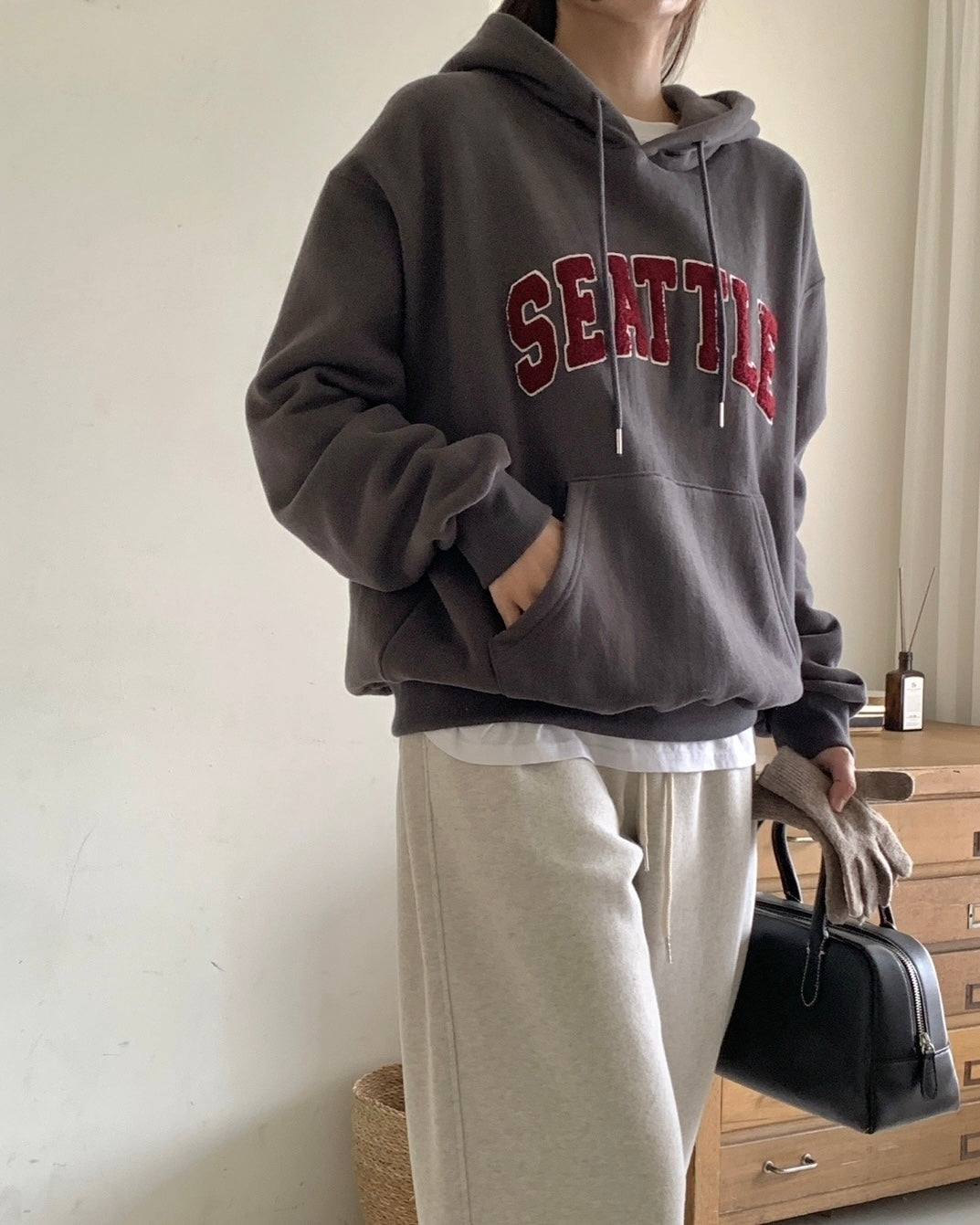 Seattle Cozy Fleece Hoodie