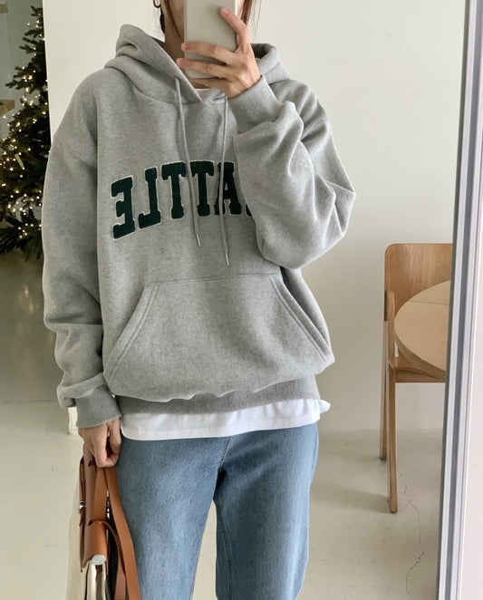 Seattle Cozy Fleece Hoodie