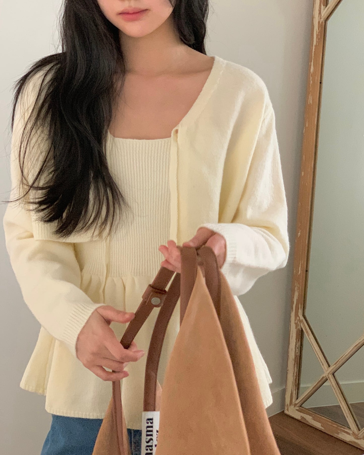 Peplum Cami Crop Set