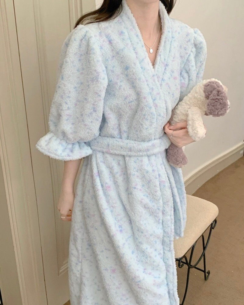 Marshmallow Robe + Matching Headband