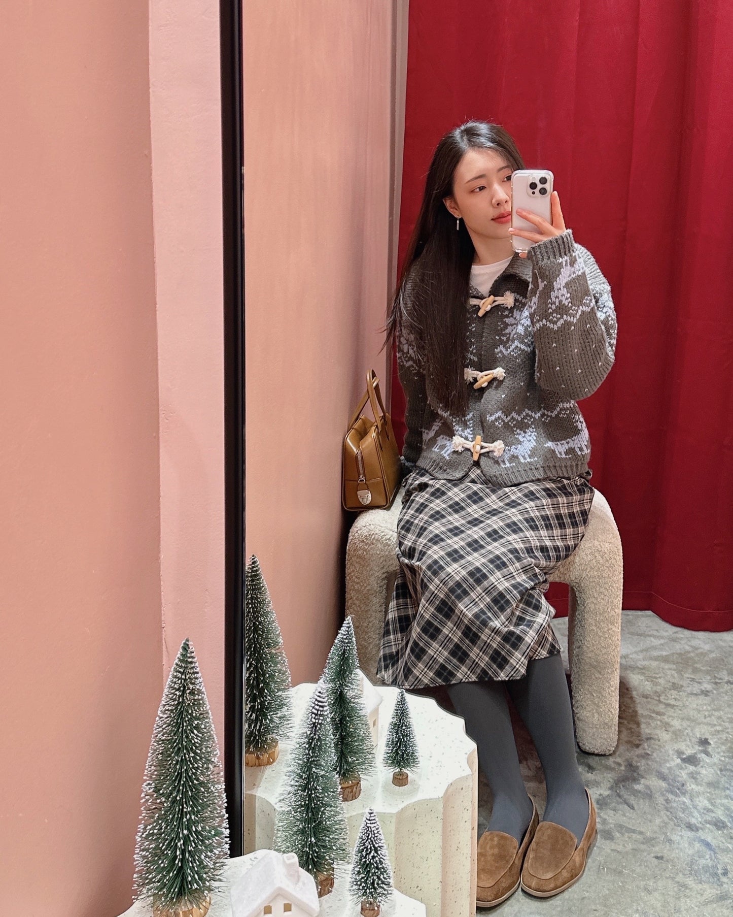 Tartan Plaid Long Skirt