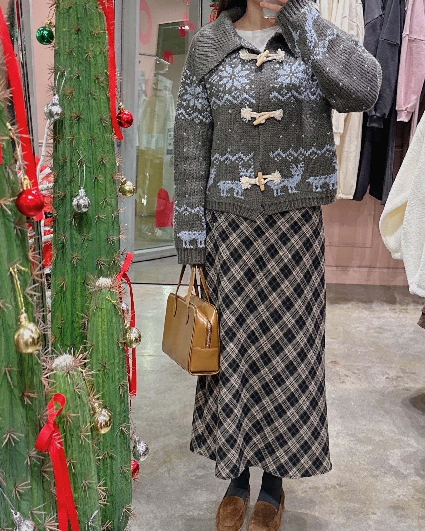 Tartan Plaid Long Skirt