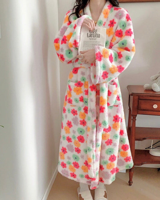 (PRE-ORDER) Vibrant Floral Robe