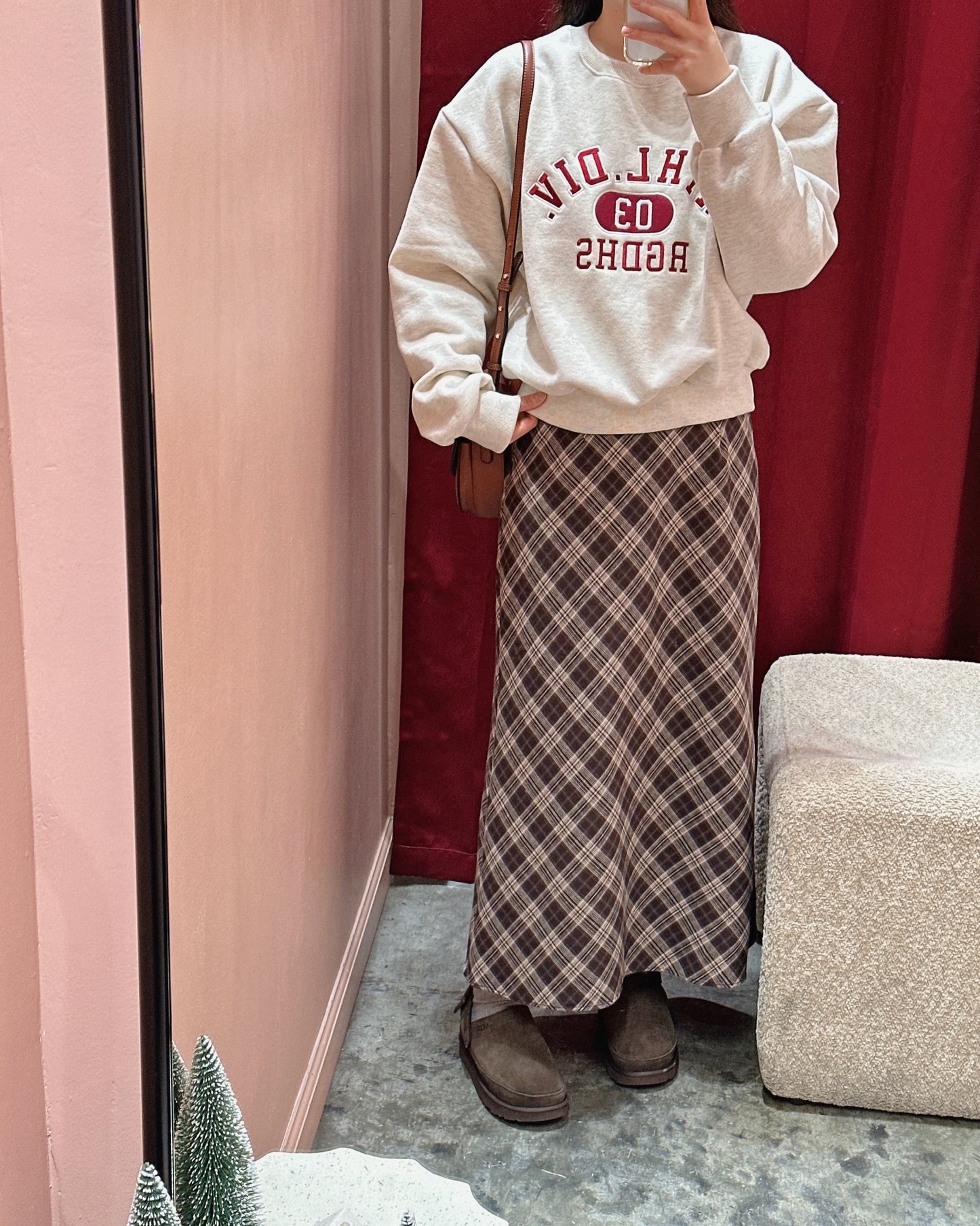 Tartan Plaid Long Skirt